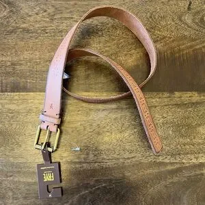 NEW Frye Genuine Leather Belt M Brown 25mm Belt | The Frye Company main image 3
